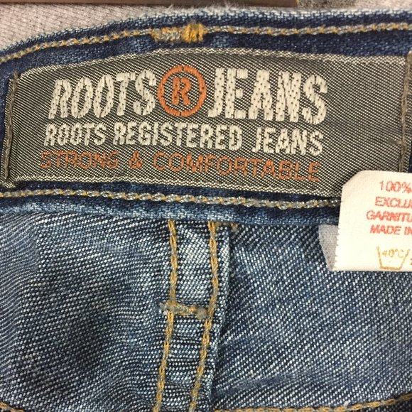 VINTAGE ROOTS WIDE LEG JEANS SIZE 30/30 - Picture 7 of 8